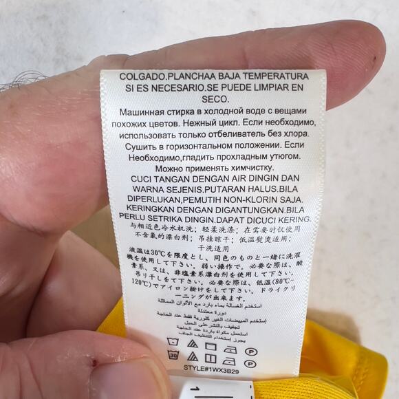 BCBGeneration 36"L Fit & Flare Midi Skirt Lrg 1/2 Lined Boho Retro Floral 60's - Picture 15 of 16